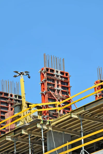 Werk op de bouwplaats — Stockfoto