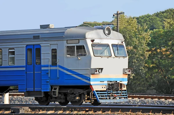 Suburban elektrische treinlocomotief — Stockfoto