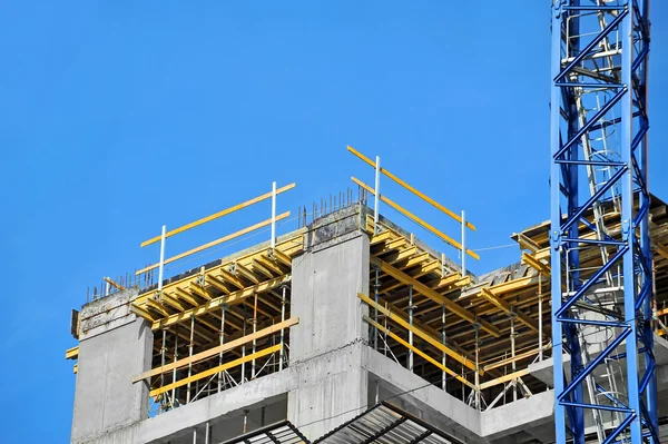 Werk op de bouwplaats — Stockfoto