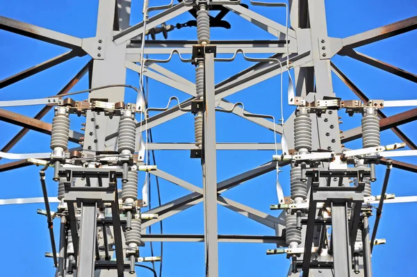 AC substation high voltage — Stock Photo, Image