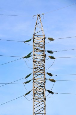 Yüksek voltajlı elektrik hattı