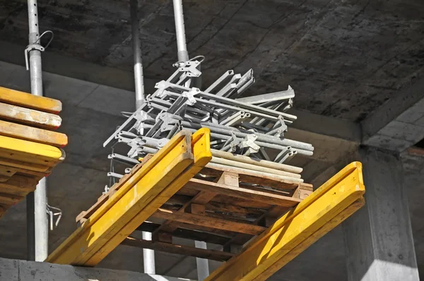 Vloer lichtbundel op bouw site werk — Stockfoto