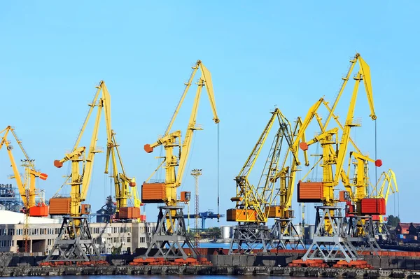 Port cargo crane — Stock Photo, Image