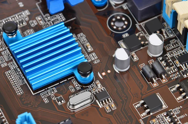 Computer motherboard — Stock Photo, Image