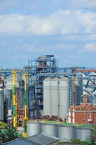 Port grain dryer — Stock Photo, Image