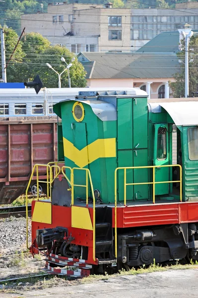 Vintage locomotief — Stockfoto