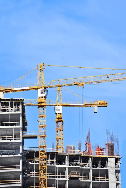 Crane and construction site — Stock Photo, Image