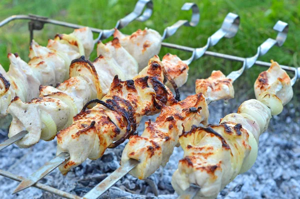 Şiş kebap. — Stok fotoğraf