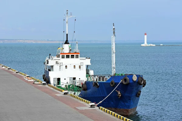 Bunker schip (brandstof aanvulling tanker) — Stockfoto