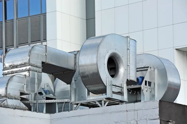 Sistema de ventilação industrial — Fotografia de Stock