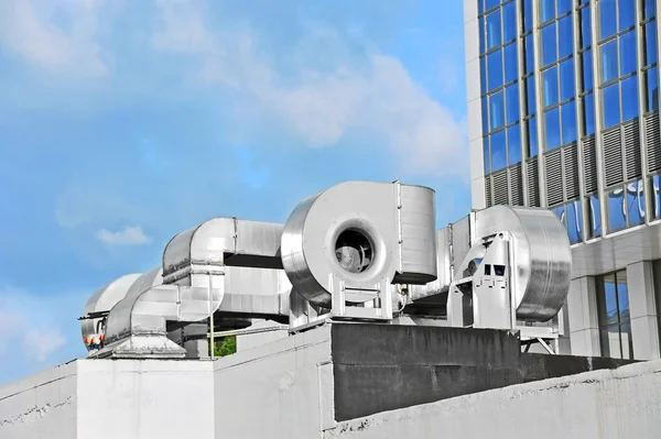 Sistema de ventilação industrial — Fotografia de Stock