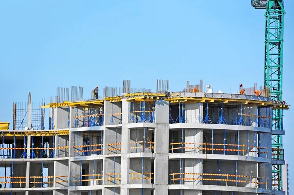 Crane and construction site — Stock Photo, Image