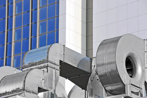 Sistema de ventilación industrial — Foto de Stock