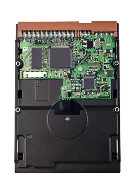 Bir sabit diskin içerisindeki detaylı görünüm (HDD)