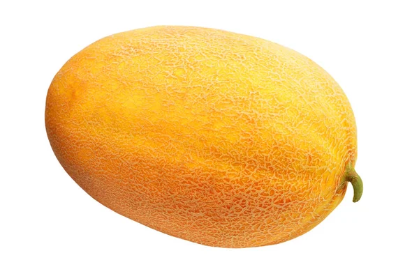 Whole Cantaloup Melon Isolated White Background — Stock Photo, Image