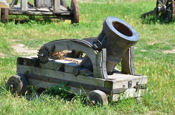 Ancien Canon Artillerie Dans Forteresse Akkerman Belgorod Dnestrovsky Ukraine — Photo