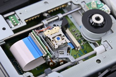 Dvd disk sürücü (cd-rom iç detaylı görünümü)