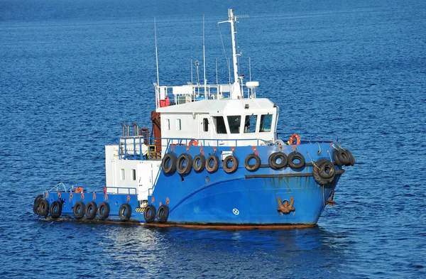 Liman Quayside Platformu Ikmal Gemisi Psv — Stok fotoğraf