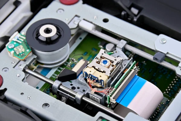 Detailed View Dvd Disk Drive Rom — Stock Photo, Image