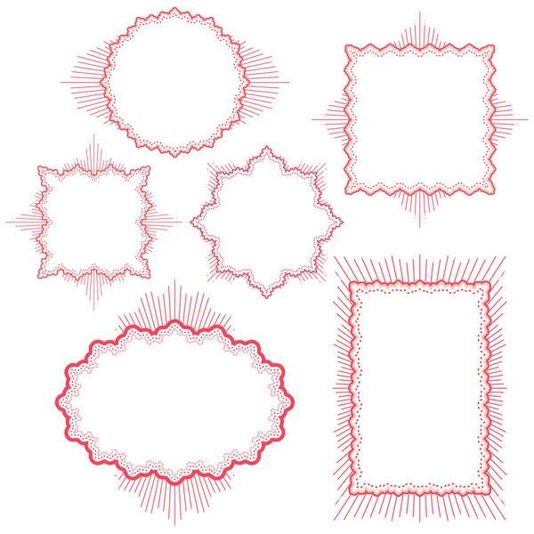 Vector vintage frames — Stock Vector