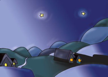Kumaşlar, manzara komik hayvan karikatürleri,