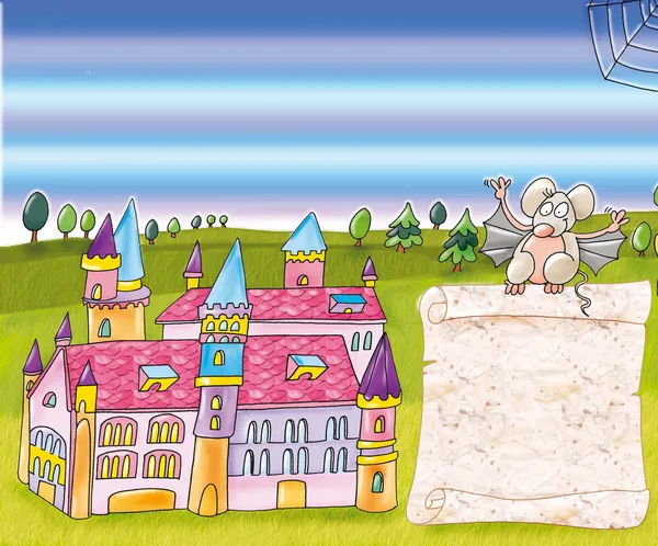 illüstrasyon, dijital,, çocuk, dragon, top, simgesi