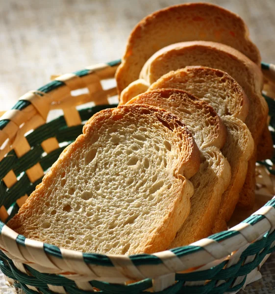 Crispy toasts — Stock Photo, Image