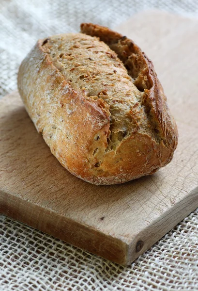 Whole grain bread roll — Stock Photo, Image