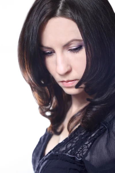 Thoughtful brunette — Stock Photo, Image