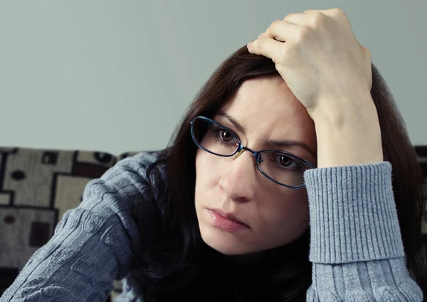 Upset woman — Stock Photo, Image