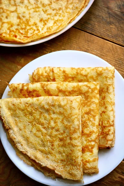 Home made crepes — Stock Photo, Image