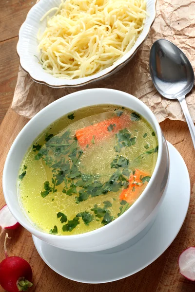Home made soup — Stock Photo, Image