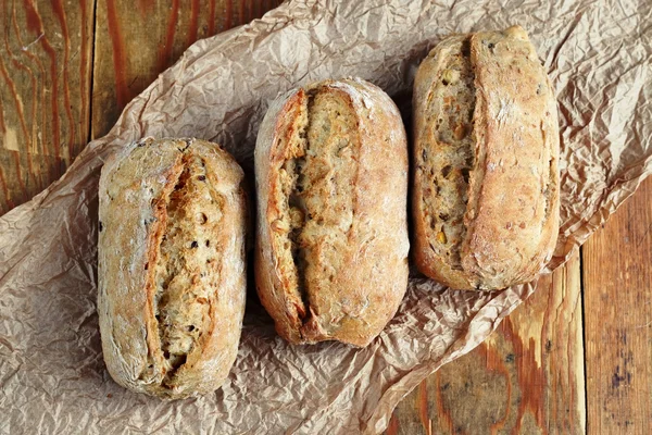 Three bread rolls — Stock Photo, Image