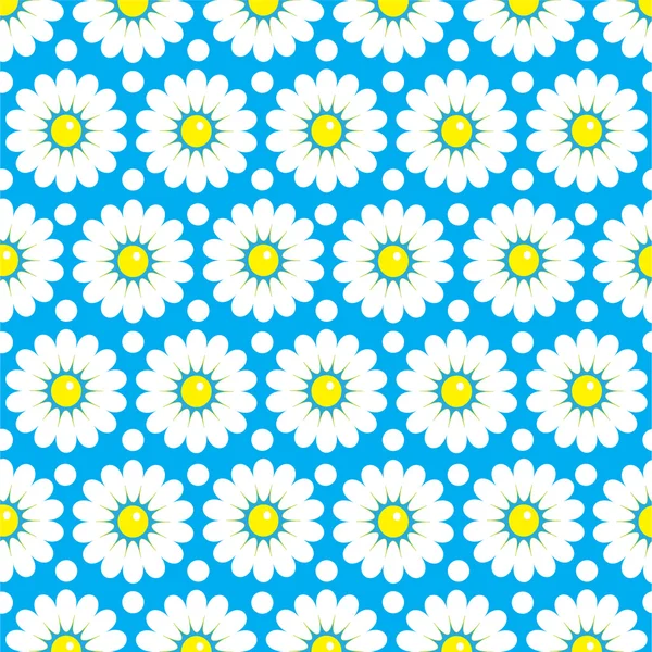 Textura flores. Daisy. . — Vector de stock