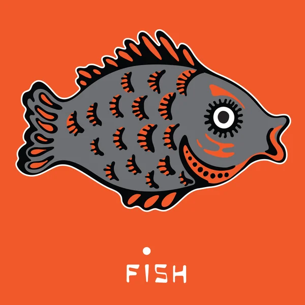 Ornamental fish Stock Illustration