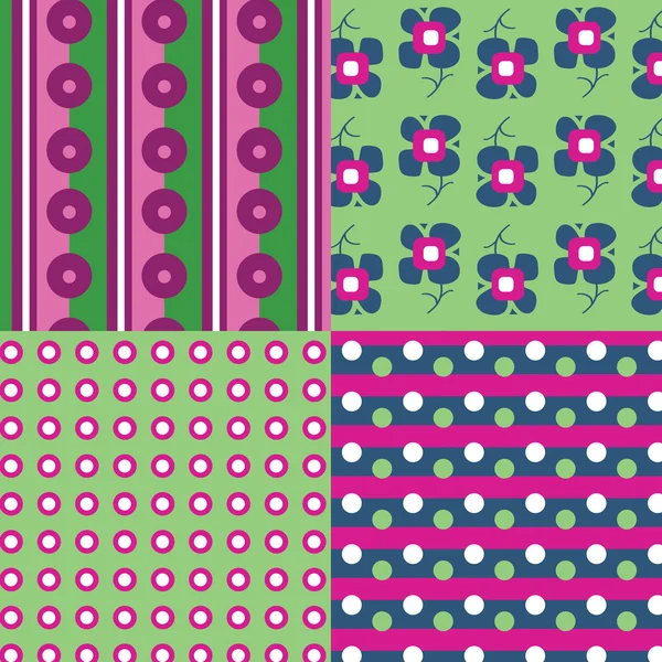 Зеленый и фиолетовый — стоковый вектор