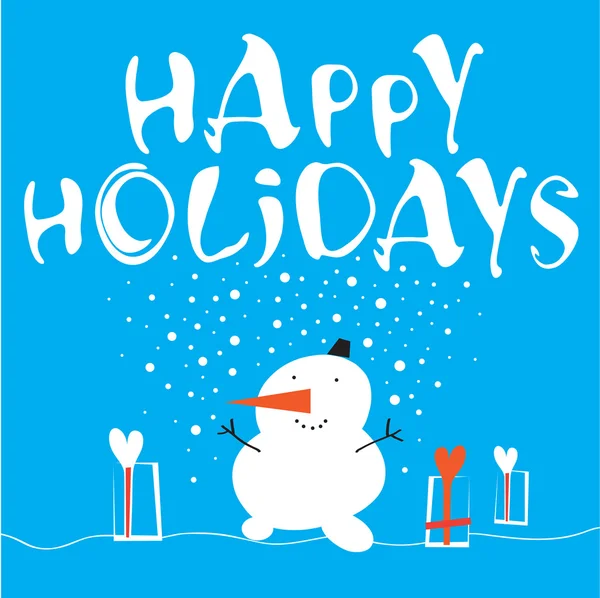 Happy holidays — Stock Vector