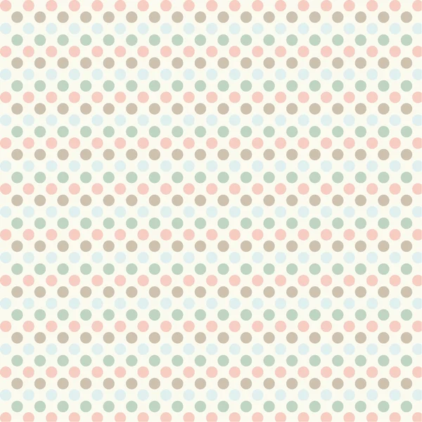 Polka dots patroon. — Stockvector