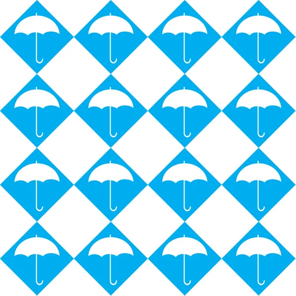 White Umbrella — Stock Vector