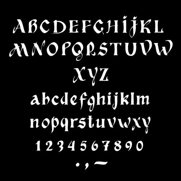 Lateinisches Alphabet — Stockvektor