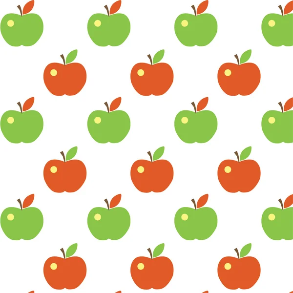 Colorida manzana retro — Archivo Imágenes Vectoriales