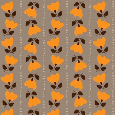 Çiçekle kusursuz desen