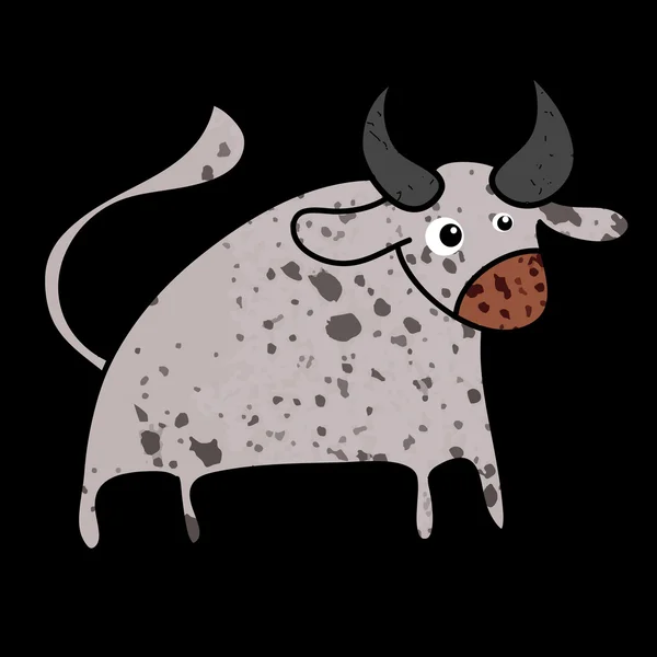 Ikona kreskówka byka — Wektor stockowy