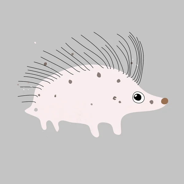 Little hedgehog — Stock Vector