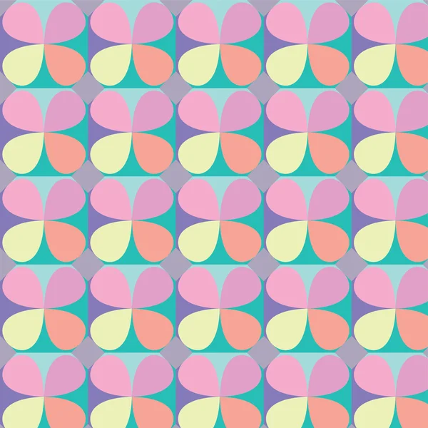 Motif floral abstrait . — Image vectorielle