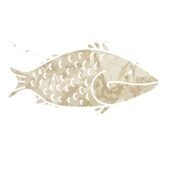 Soyut balık — Stok Vektör