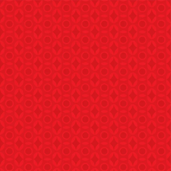 赤い円のパターン. — ストックベクタ