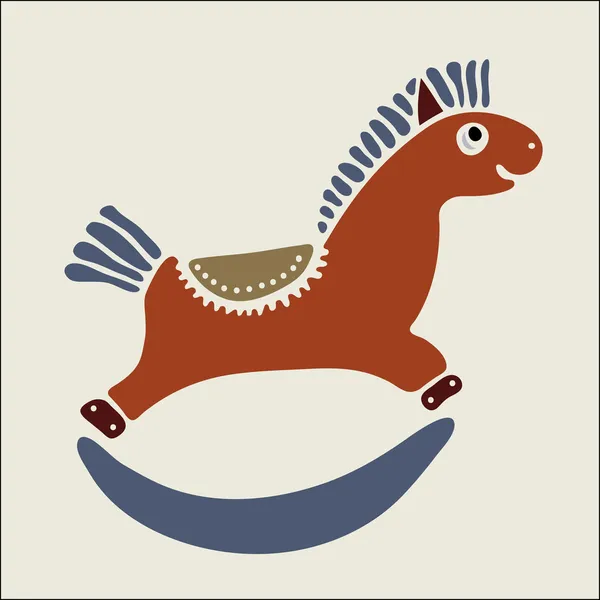 Rocking horse — Stock Vector