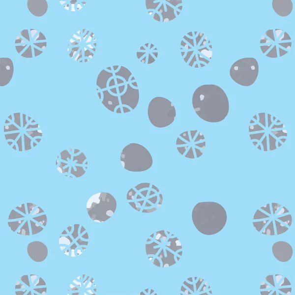 Snowflake pattern. — Stock Vector