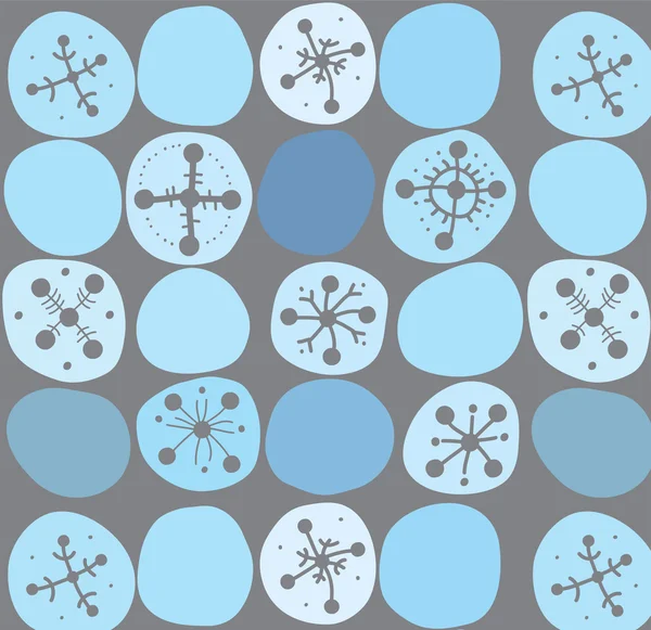 Snowflake pattern. — Stock Vector